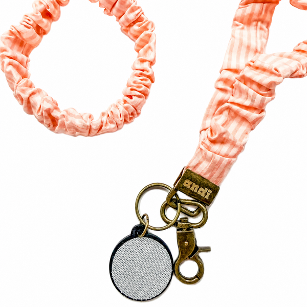Lovely Stripe | Interchangeable Andi Lanyard - BadgeSmith