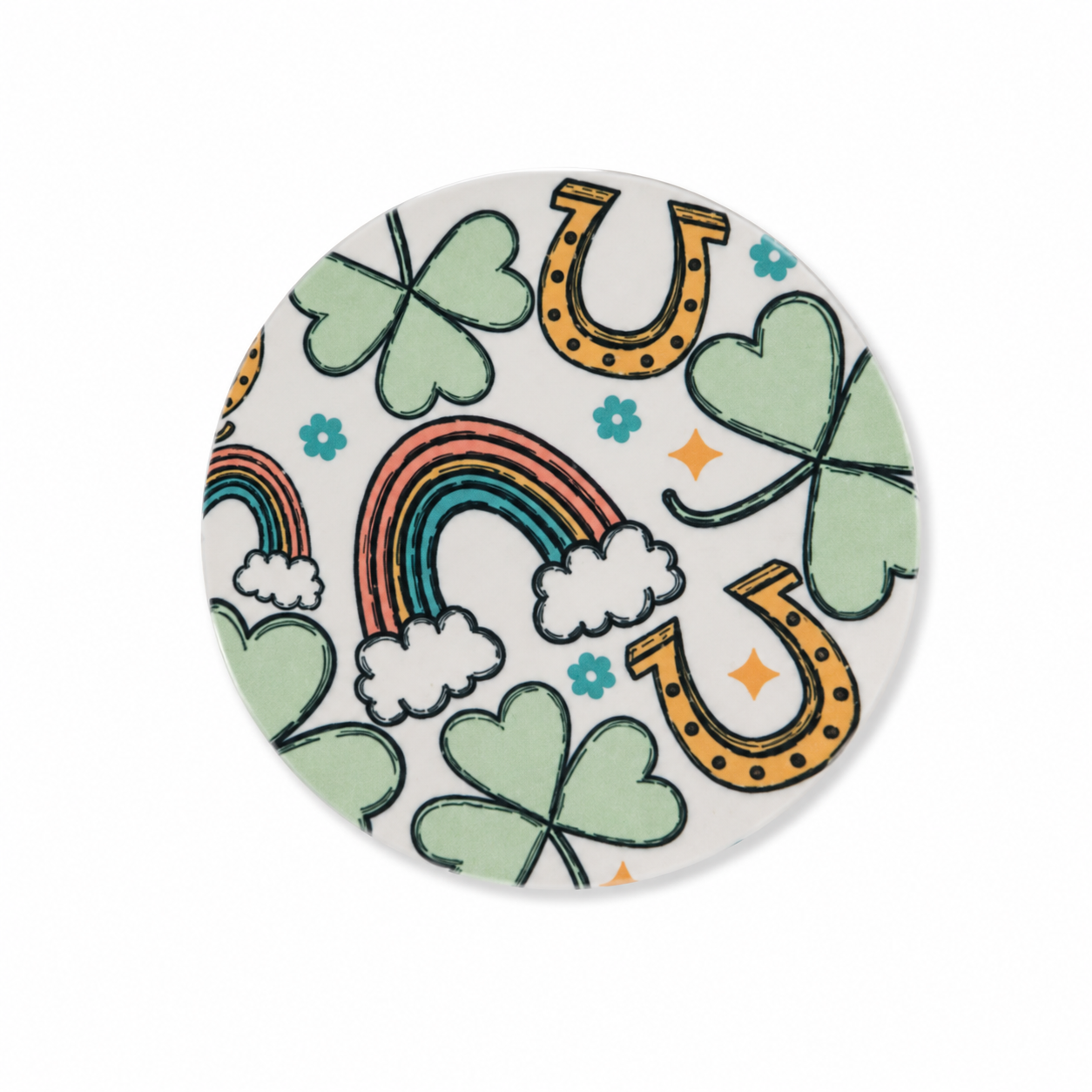 Lucky Charm Rainbow | Hard Board Add-On - BadgeSmith