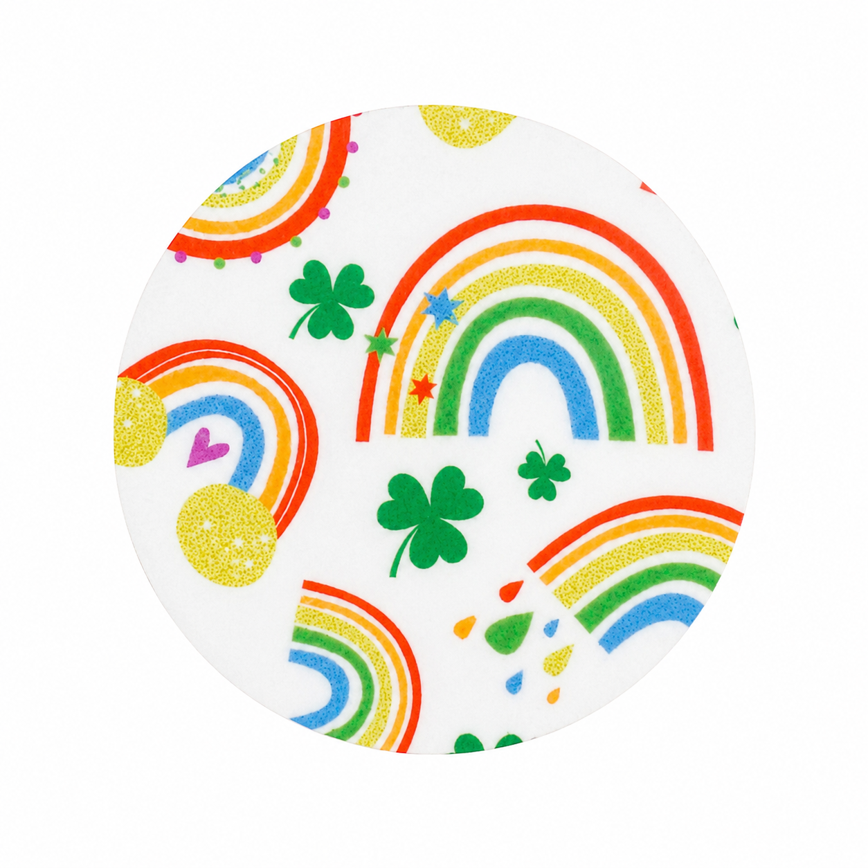 Lucky Charm Rainbow | Hard Board Add-On - BadgeSmith