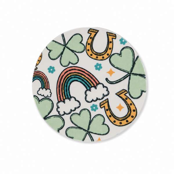 Lucky Charm Rainbow | Hard Board Add-On - BadgeSmith