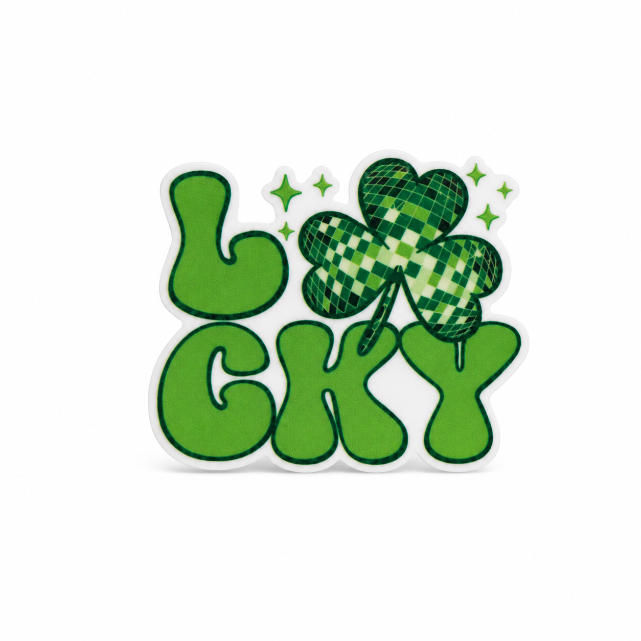 Lucky Shamrock | Plastic Add-On - BadgeSmith