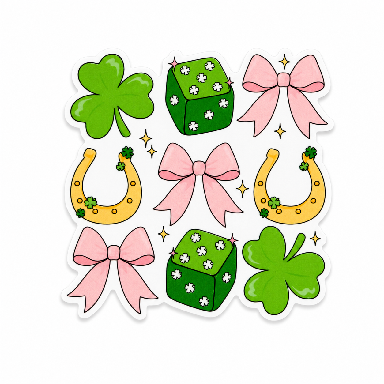 Lucky Shamrock St. Pats | Plastic Add-On - BadgeSmith