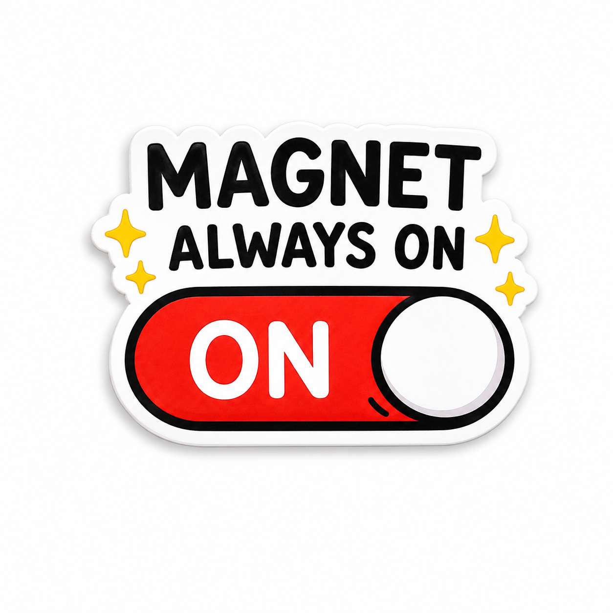 Magnet Always On | Plastic Add-On - BadgeSmith