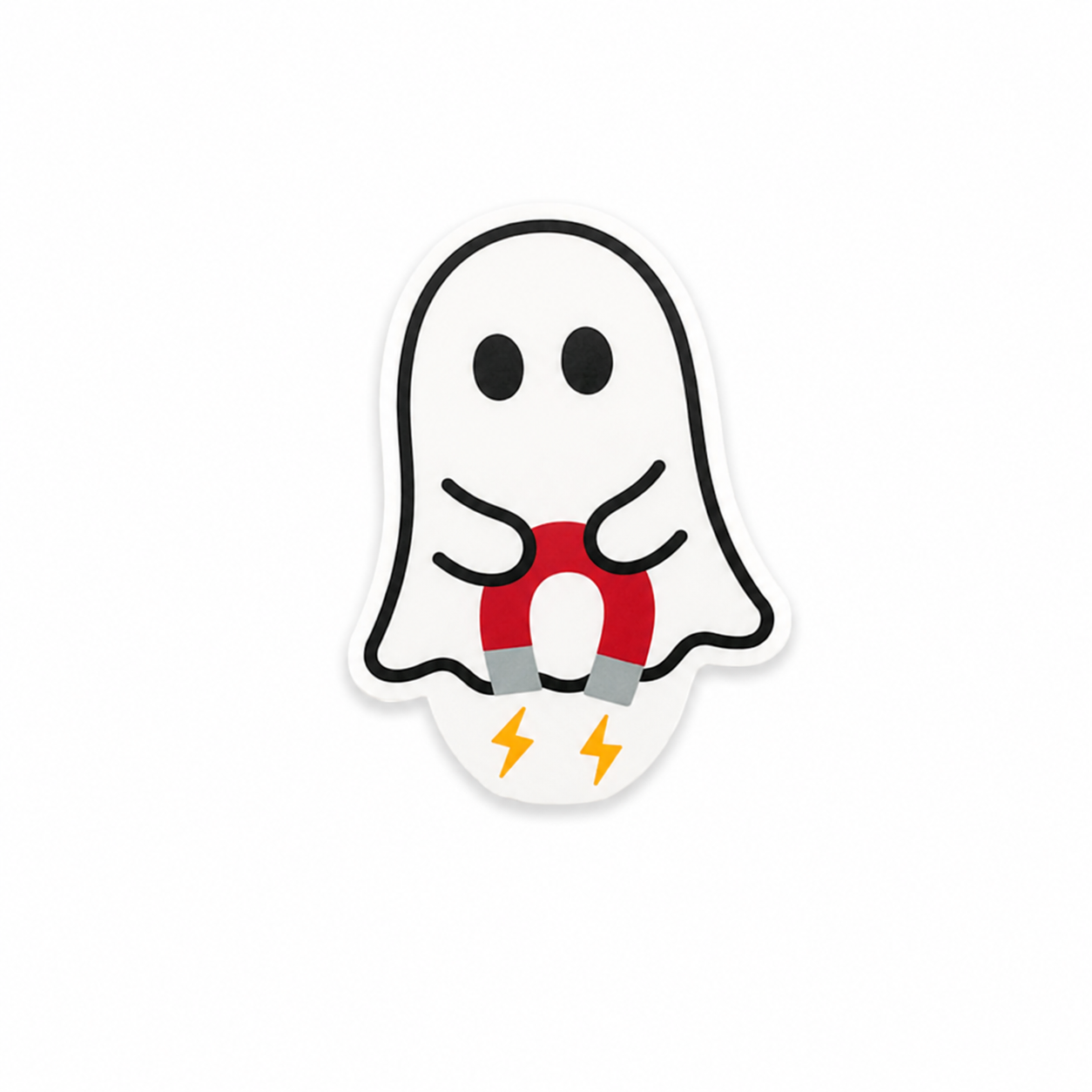 Magnetic Ghost | Plastic Add-On - BadgeSmith