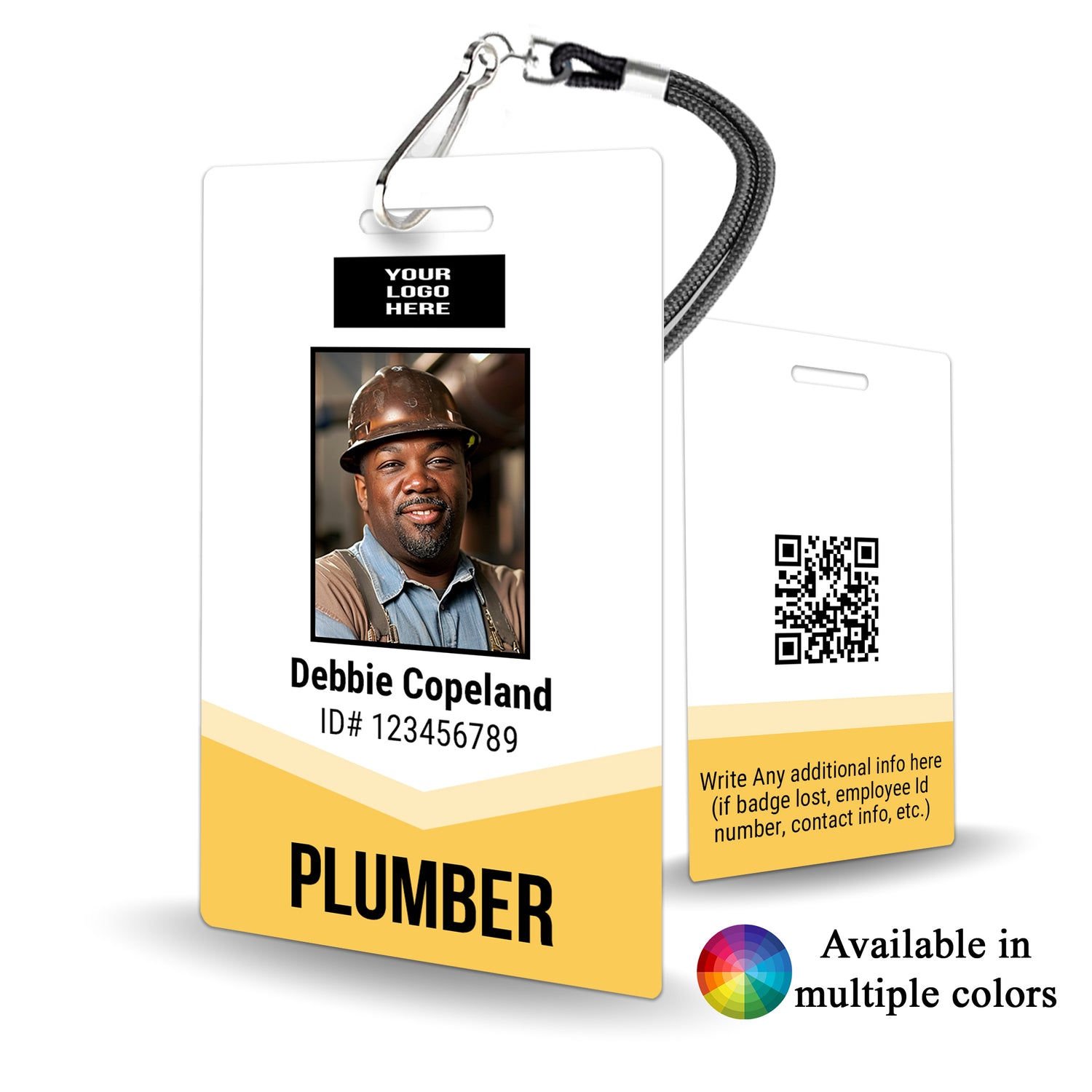 Maintenance Staff Badge for Construction and Trade Custom - BadgeSmith