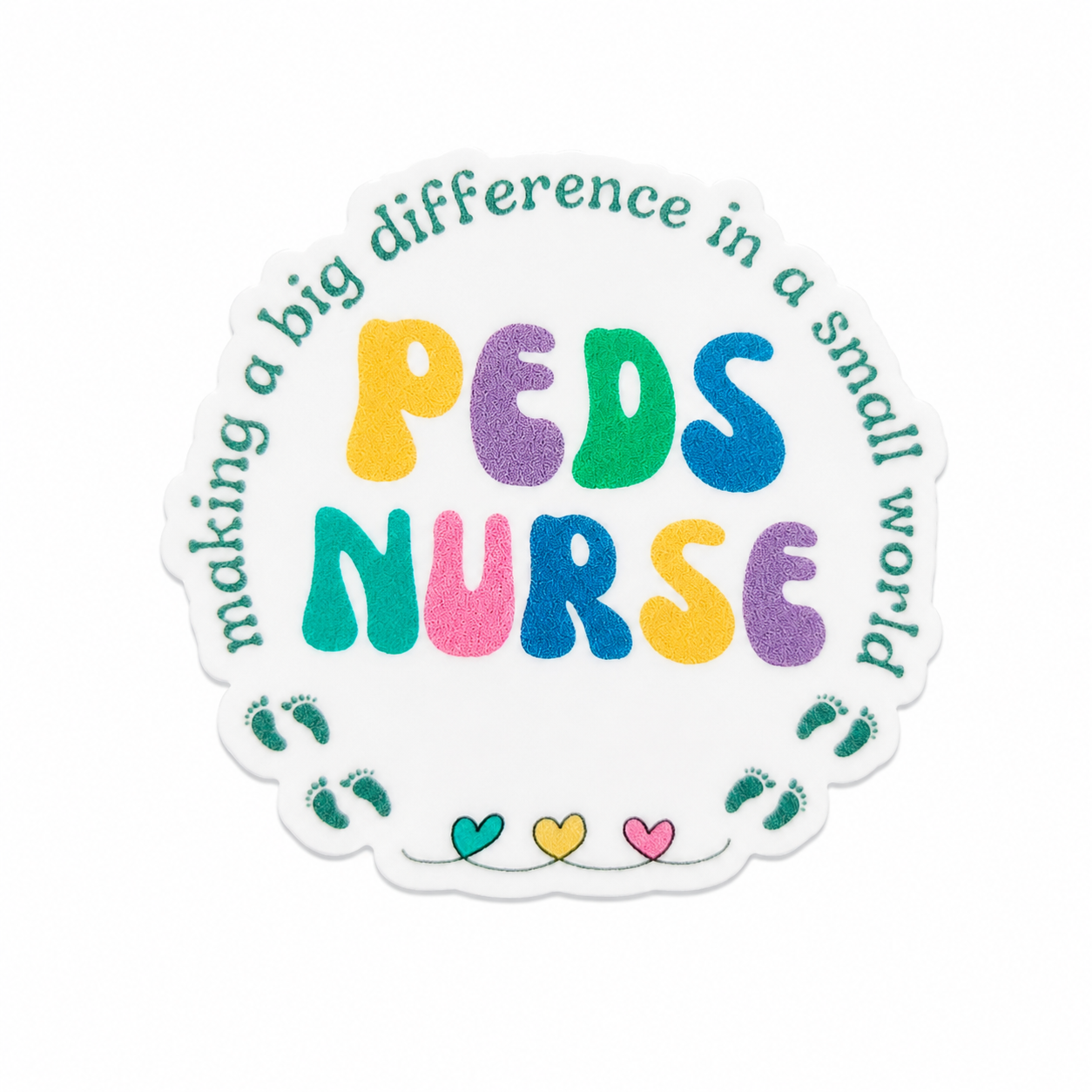 PEDS Nurse | Plastic Add-On - BadgeSmith