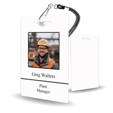 Load image into Gallery viewer, Management Staff Badge for Manufacturing and Industrial Custom - BadgeSmith
