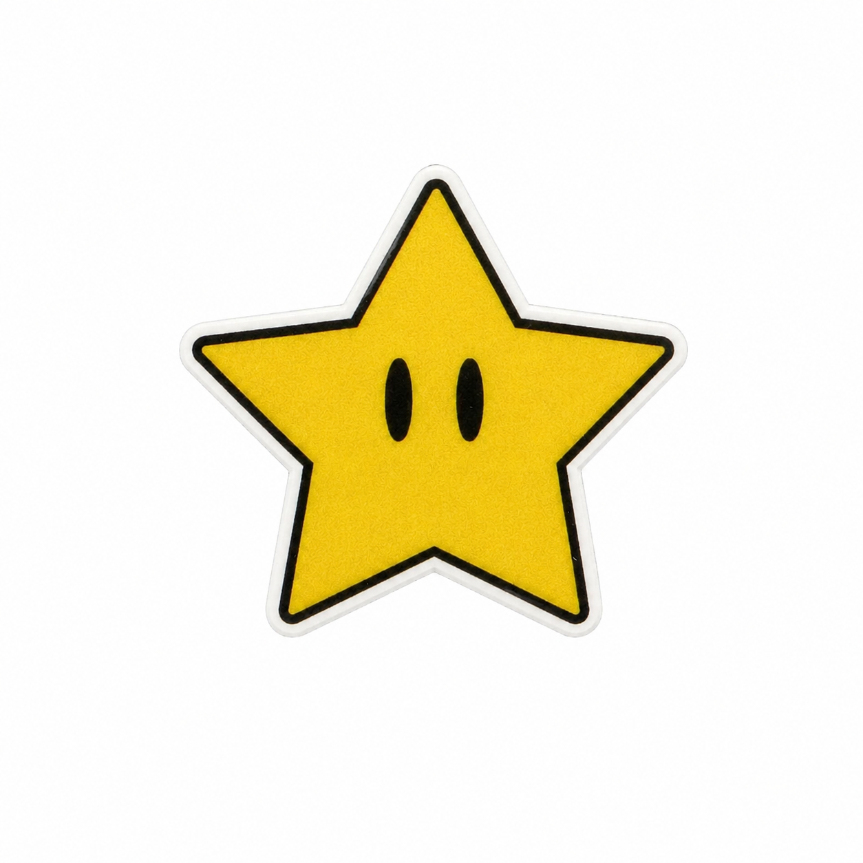 Mario Star | Plastic Add-On - BadgeSmith