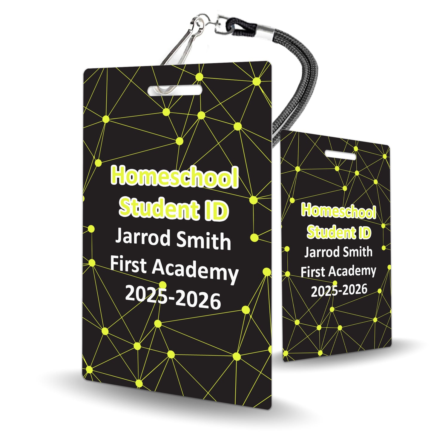 Homeschool Student ID Card Matrix - BadgeSmith