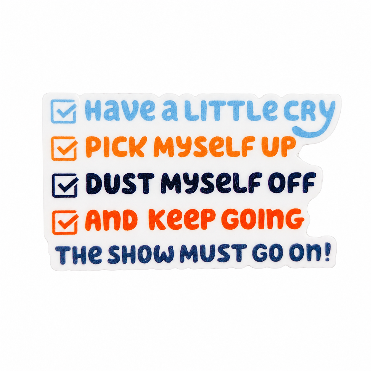 Mental Health Checklist | Plastic Add-On - BadgeSmith