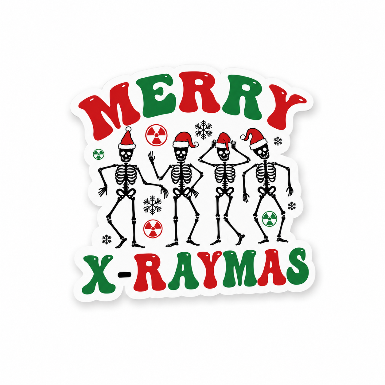 Merry X-RAYmas | Plastic Add-On - BadgeSmith