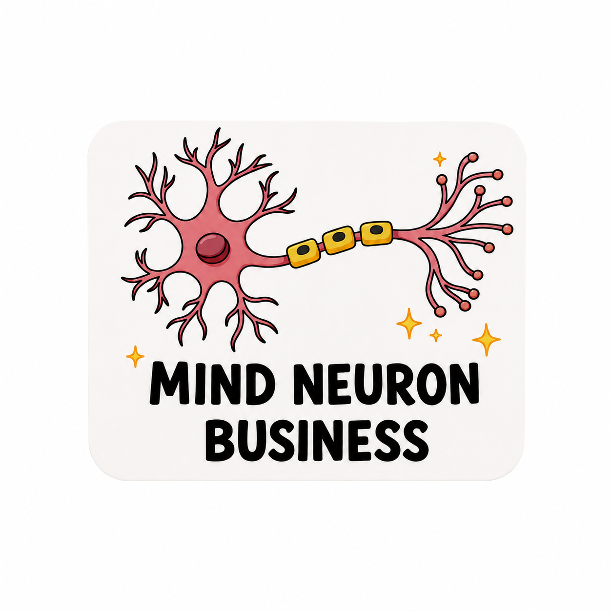 Mind Neuron Business | Plastic Add-On - BadgeSmith