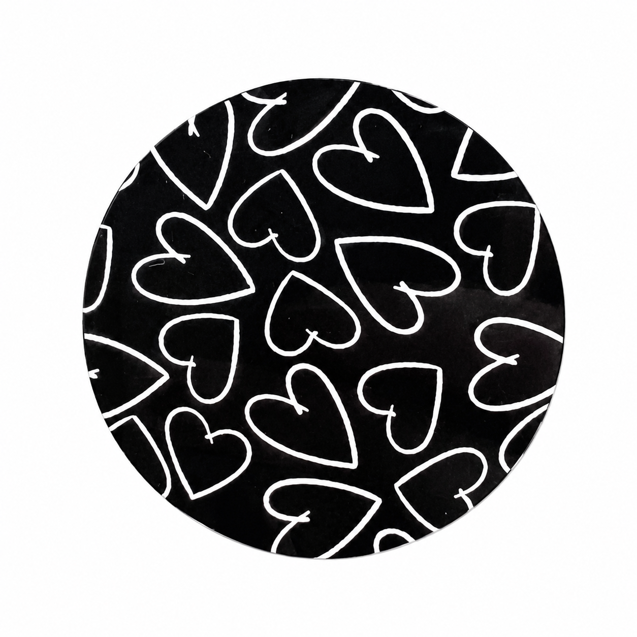 Minimalist Heart | Hard Board Add-On - BadgeSmith