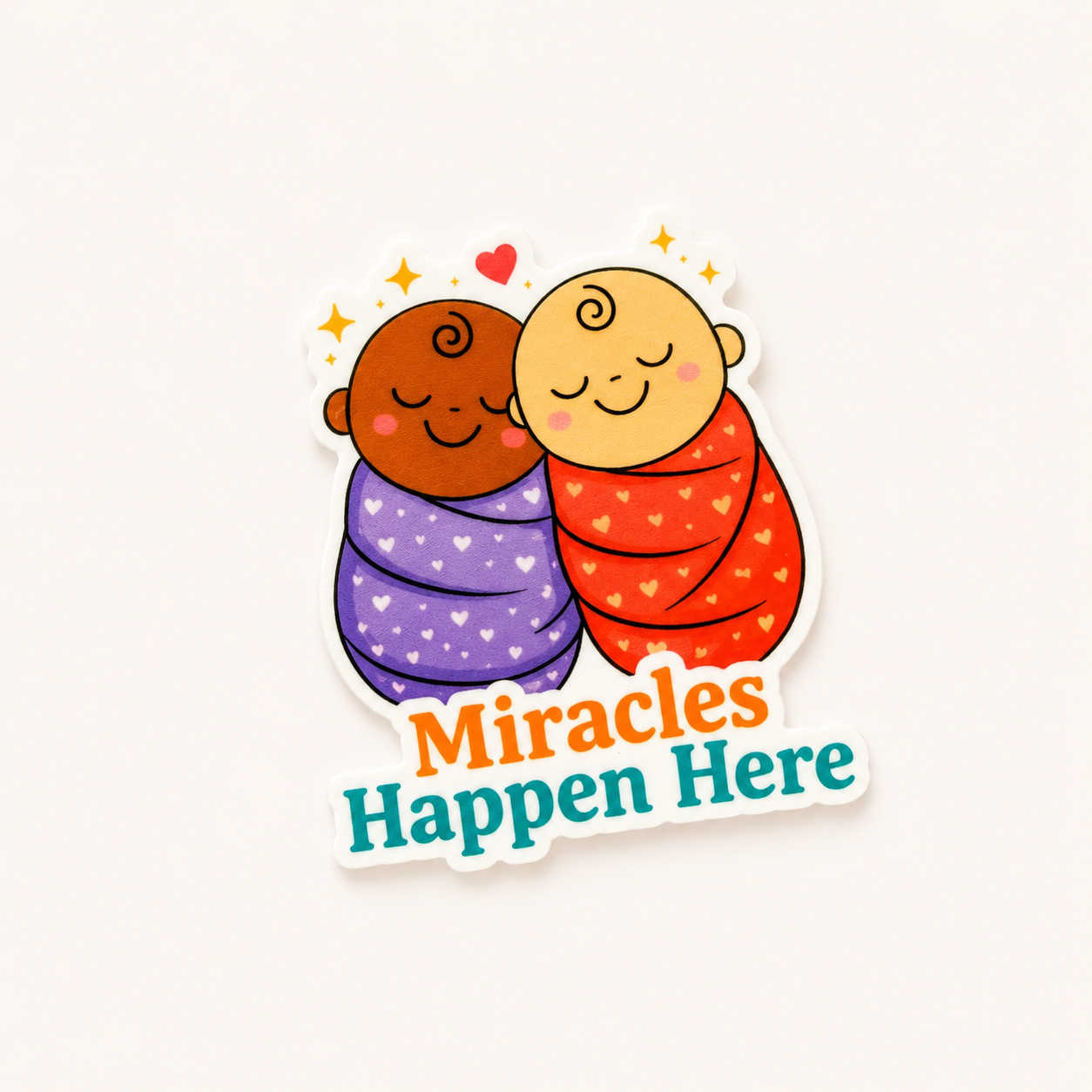 Miracles Happen Here | Plastic Add-On - BadgeSmith