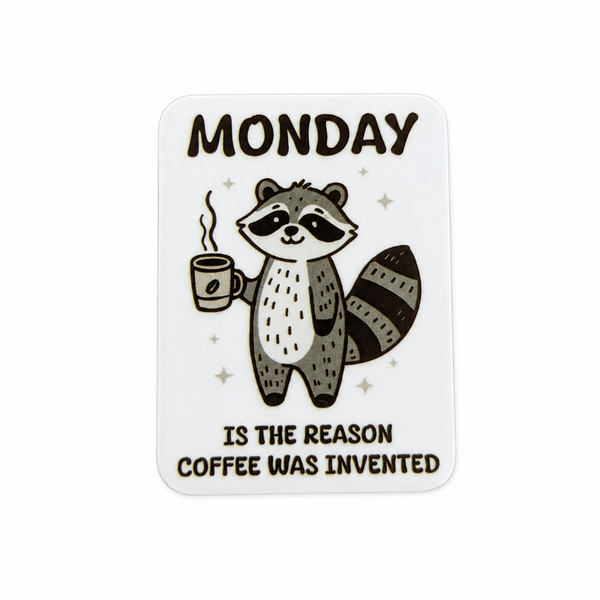 Monday Coffee | Plastic Add-On - BadgeSmith