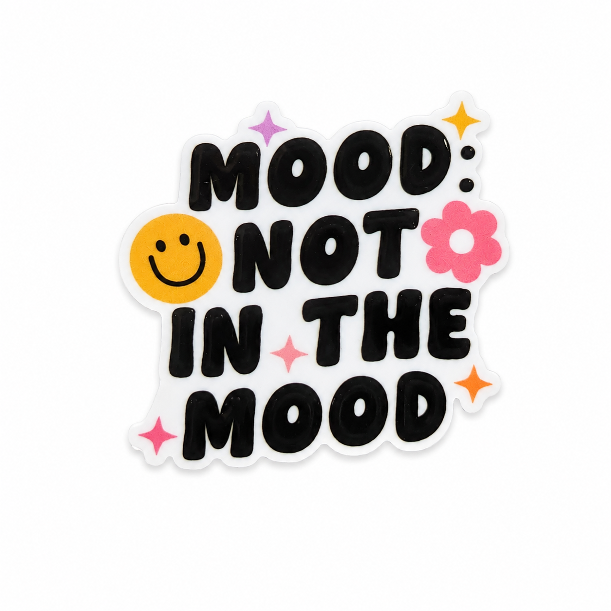 Not in the Mood | Plastic Add-On - BadgeSmith