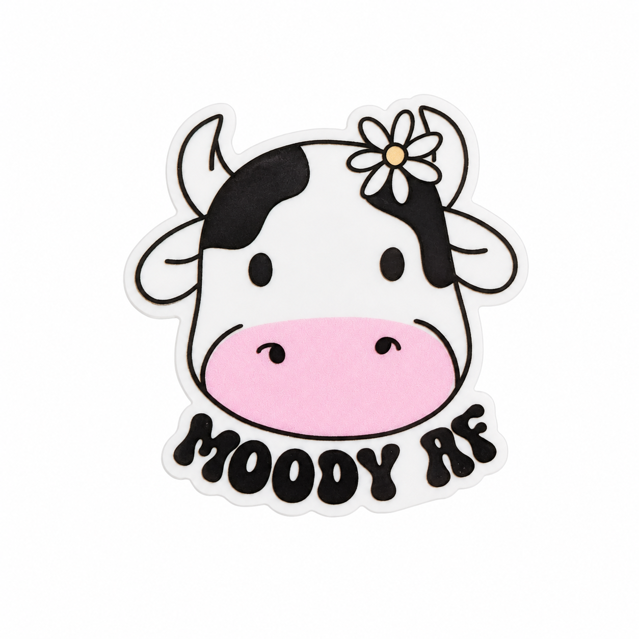 Moody AF | Plastic Add-On - BadgeSmith