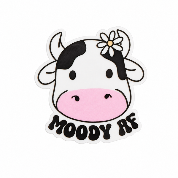Moody AF | Plastic Add-On - BadgeSmith