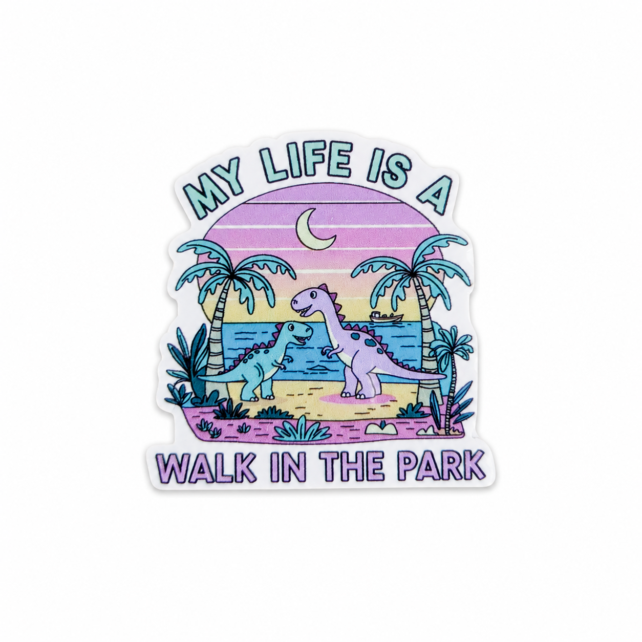 My Life is a Walk in the Park | Plastic Add-On - BadgeSmith