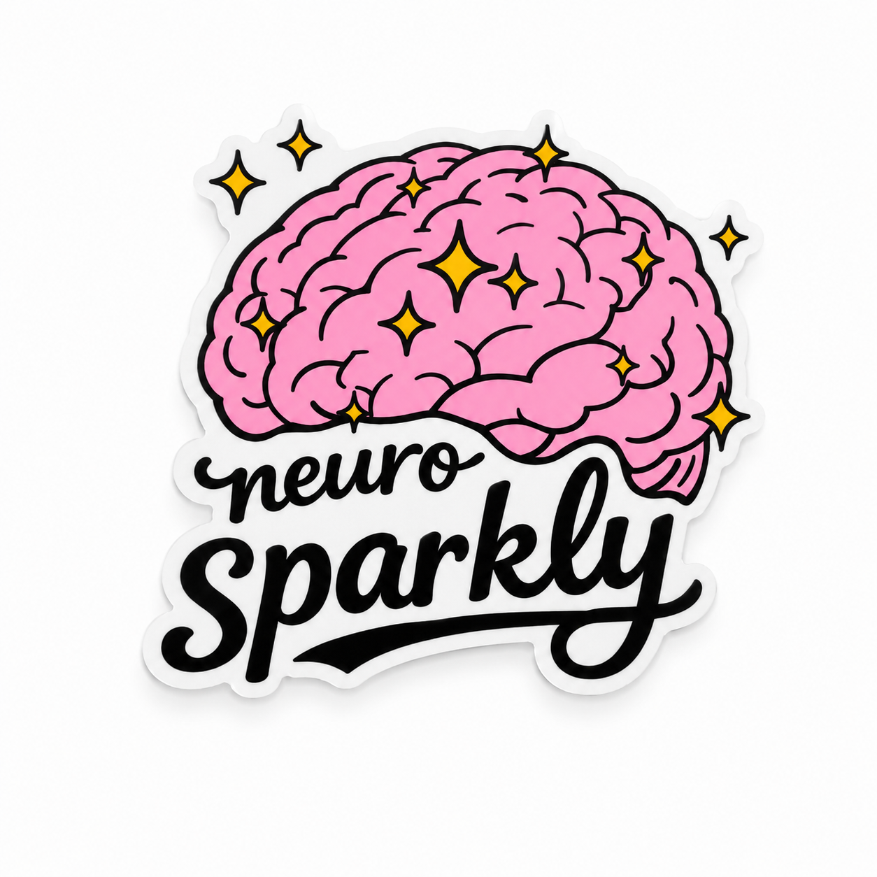 Neuro Sparkly | Plastic Add-On - BadgeSmith