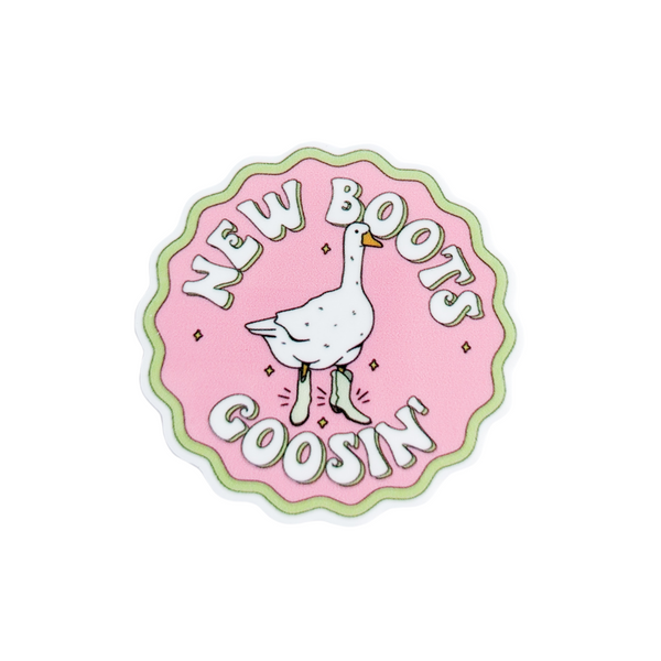 New Boot Goosin' | Plastic Add-On - BadgeSmith