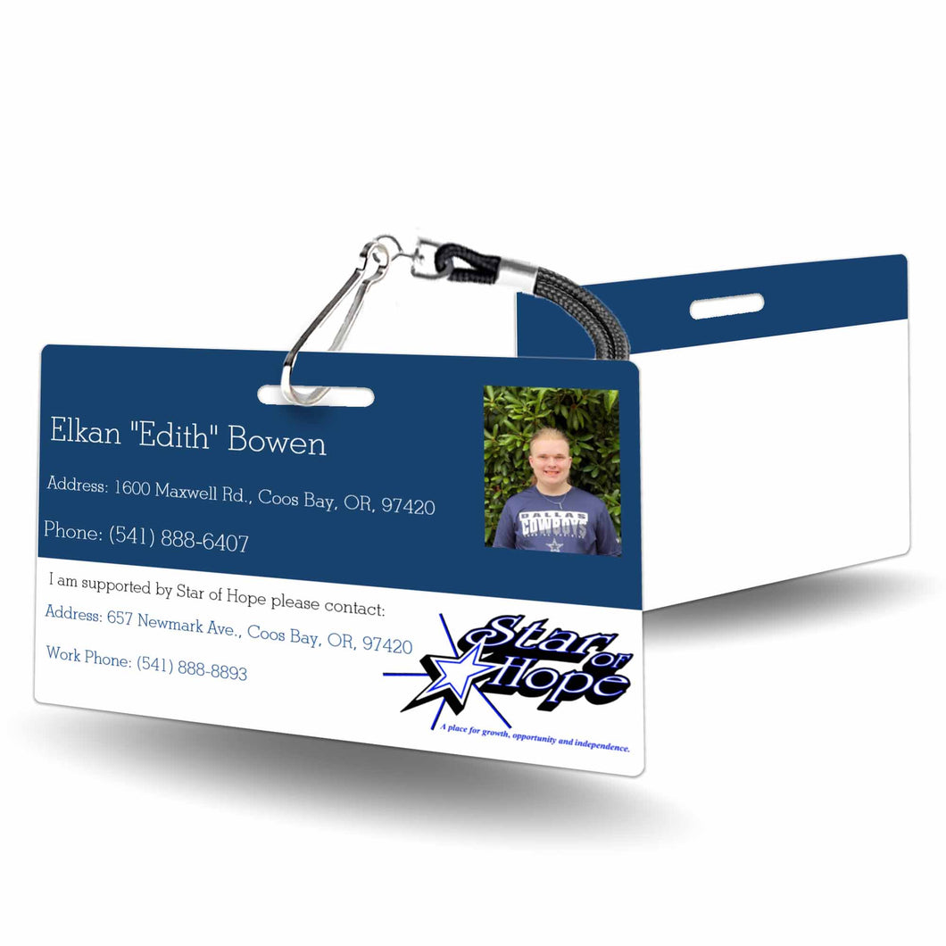 Star of Hope Horizontal - BadgeSmith