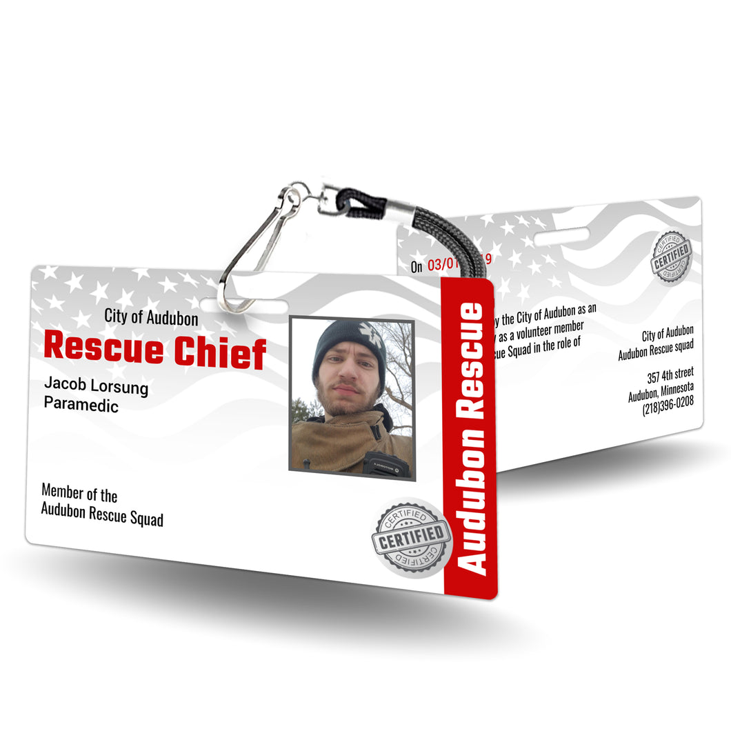 Audubon Rescue (horizontal) - BadgeSmith