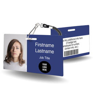 Photo Badge ID Card Horizontal - BadgeSmith