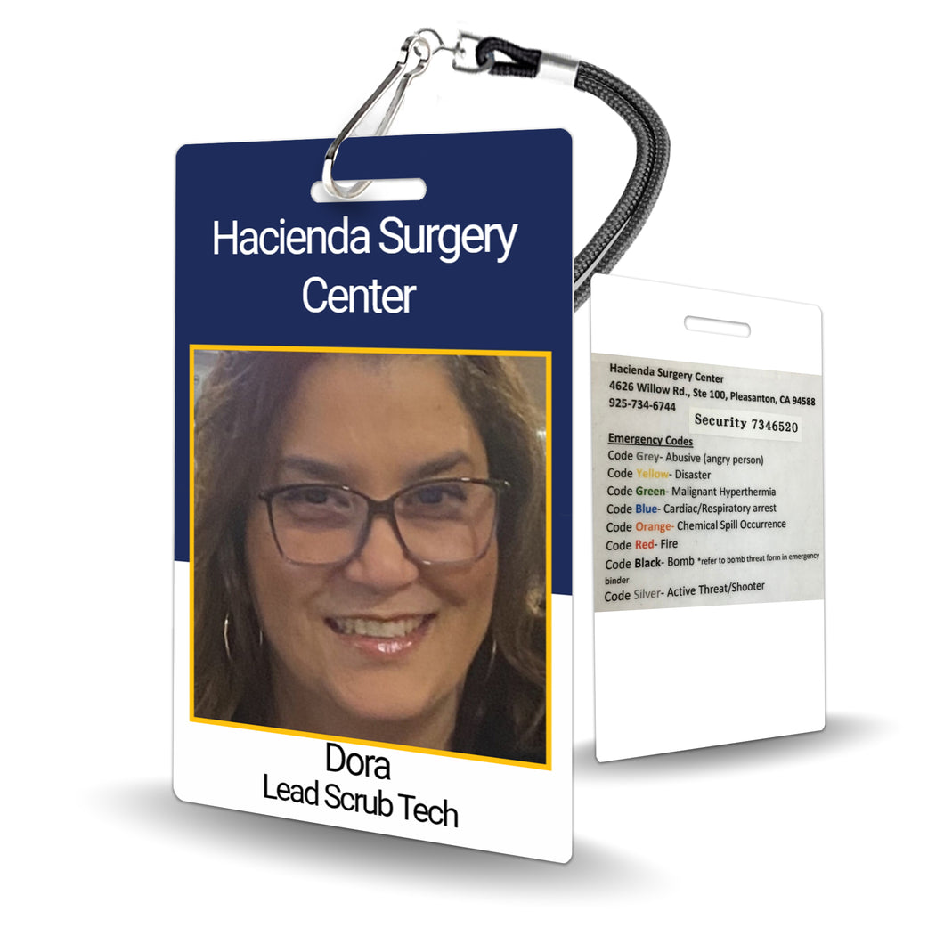 Hacienda Surgery Center - BadgeSmith