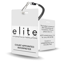 Load image into Gallery viewer, Elite Interpreting and Translations - BadgeSmith
