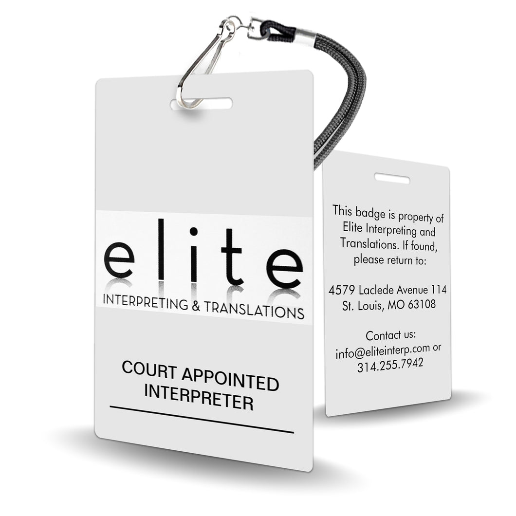 Elite Interpreting and Translations - BadgeSmith