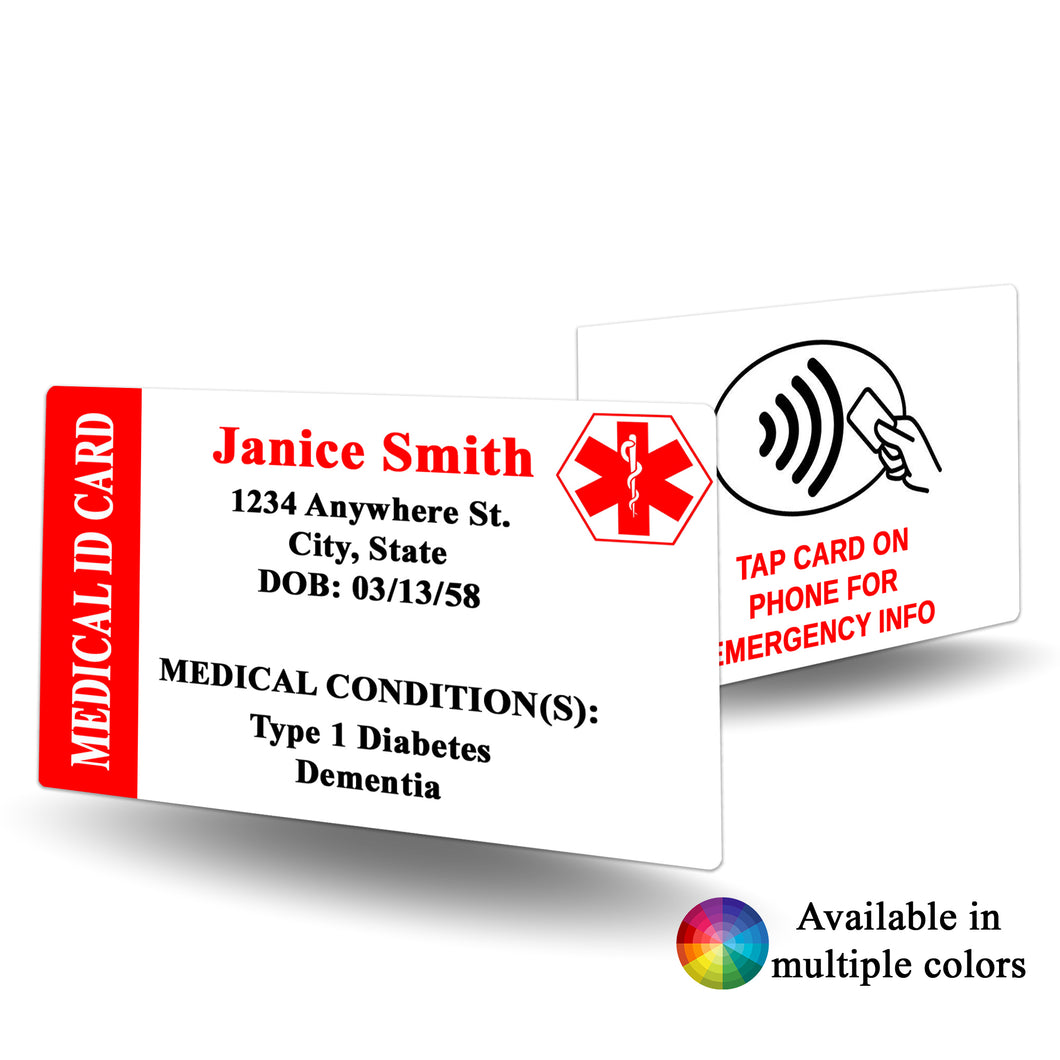 NFC Medical Identity Card - BadgeSmith