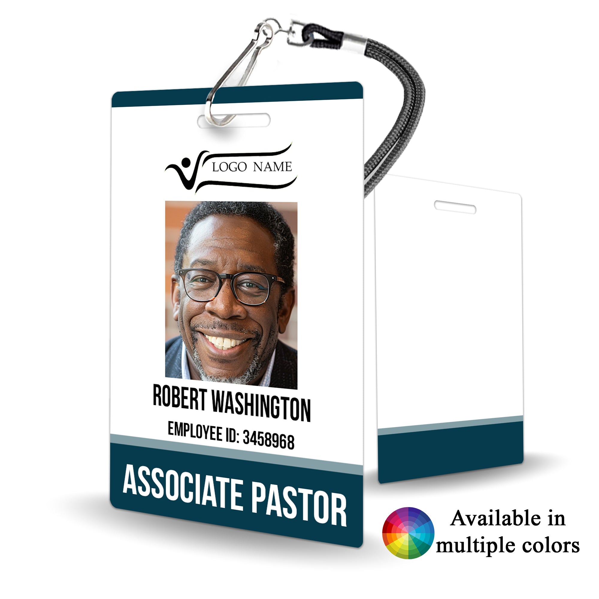 Nice Member Administration Staff Badge for Church Custom - BadgeSmith