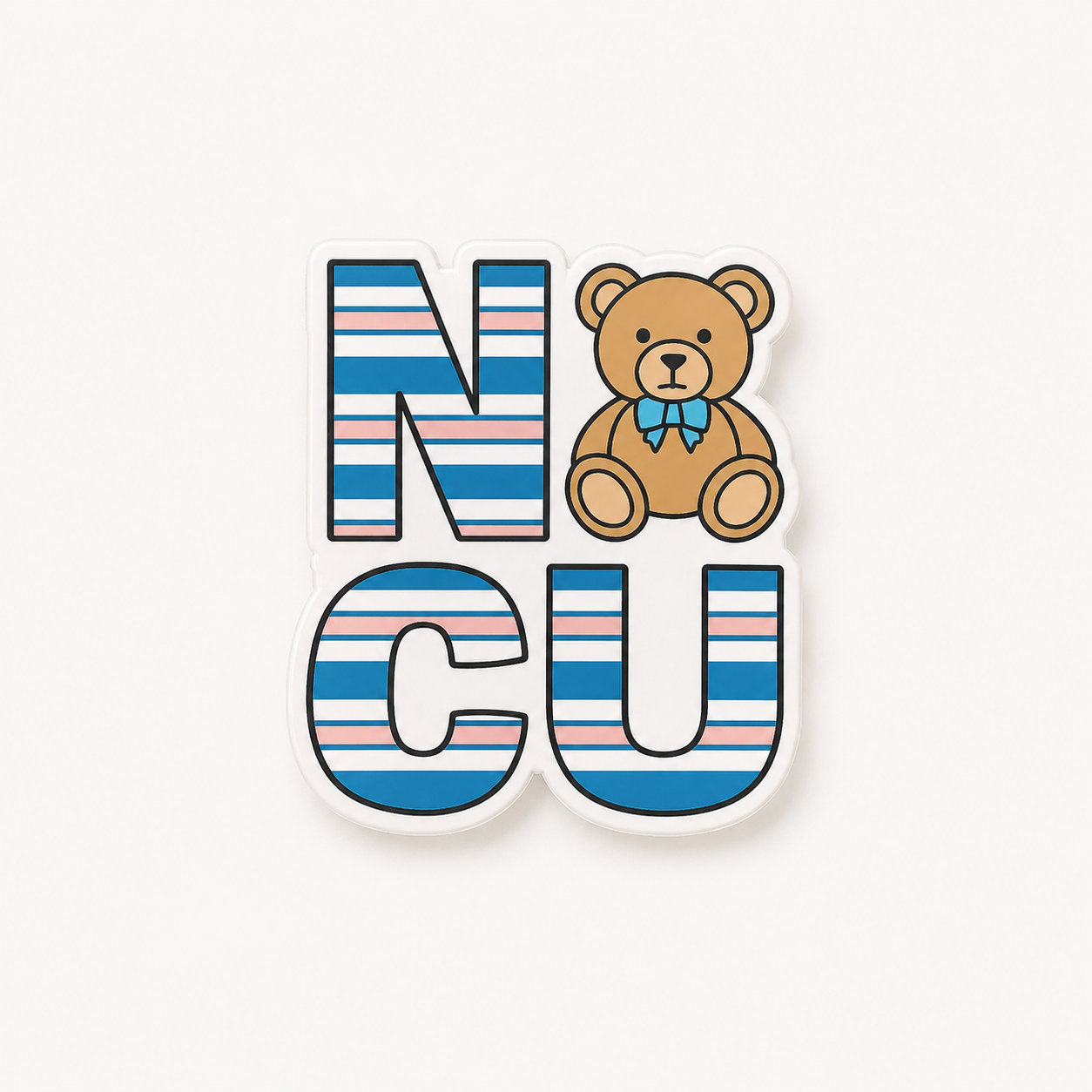 NICU Bear | Plastic Add-On - BadgeSmith