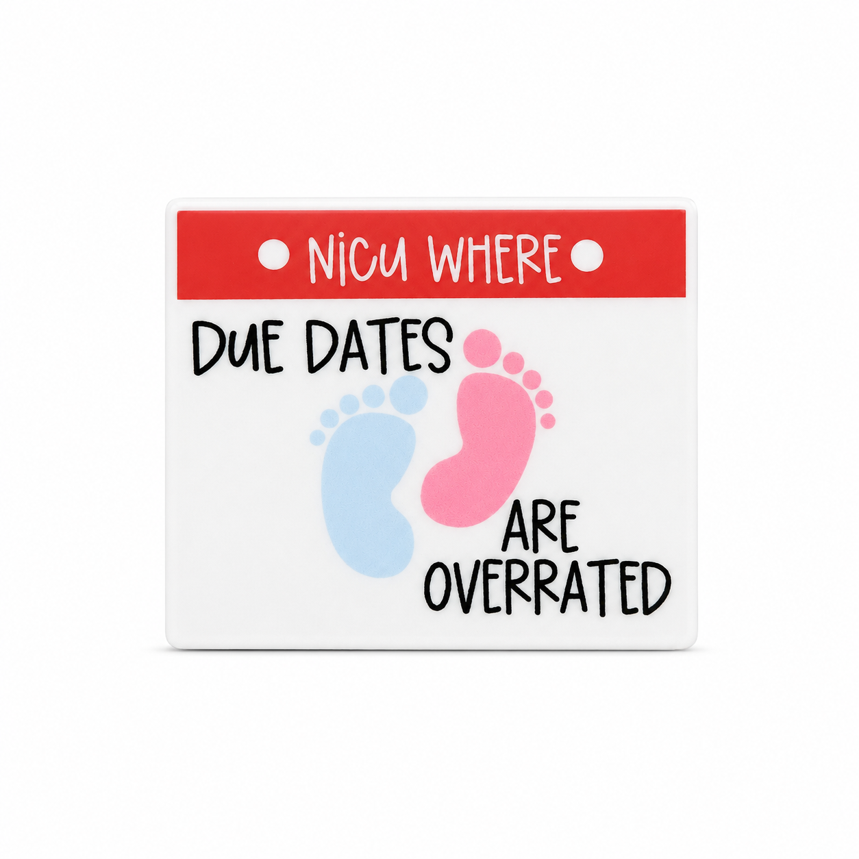 Due Dates are Overrated | Plastic Add-On - BadgeSmith