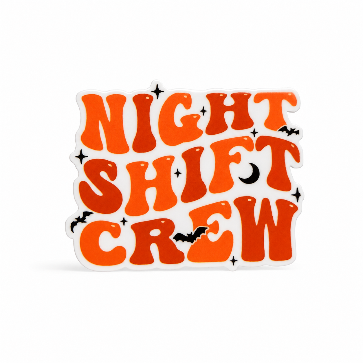 Night Shift Crew | Plastic Add-On - BadgeSmith