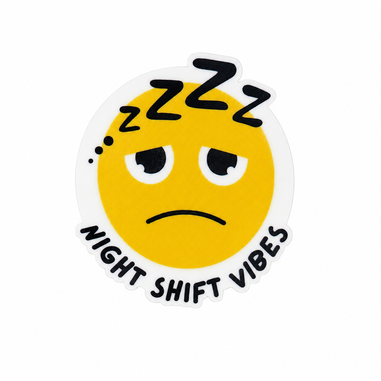 Night Shift Vibes | Plastic Add-On - BadgeSmith