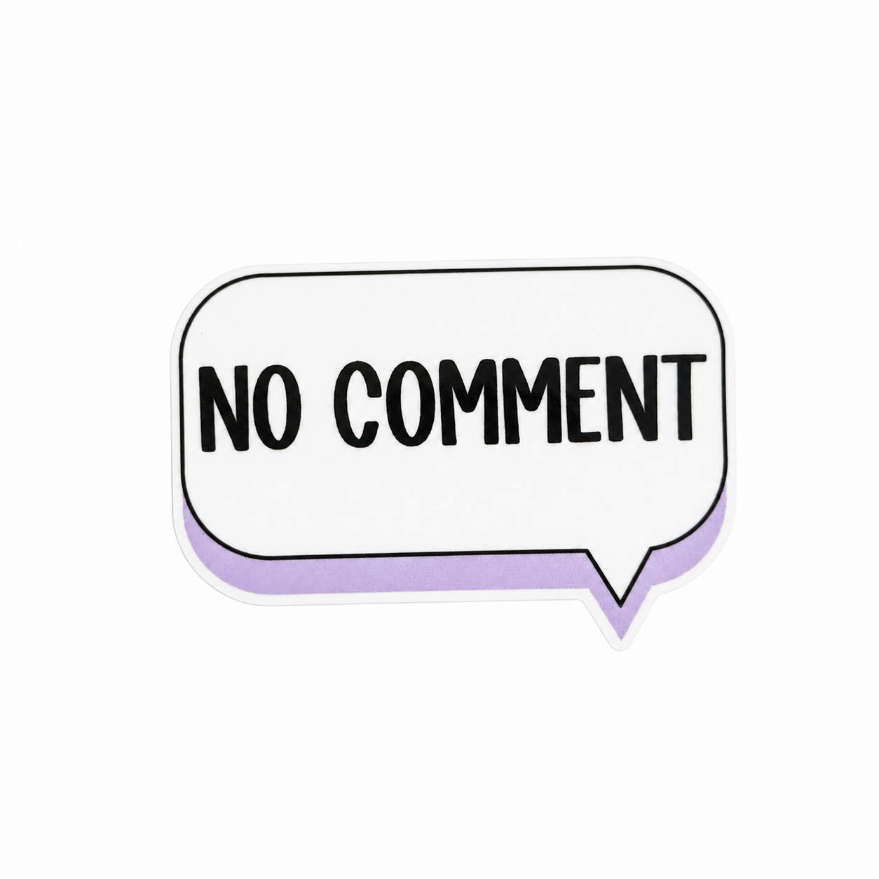 No Comment | Plastic Add-On - BadgeSmith