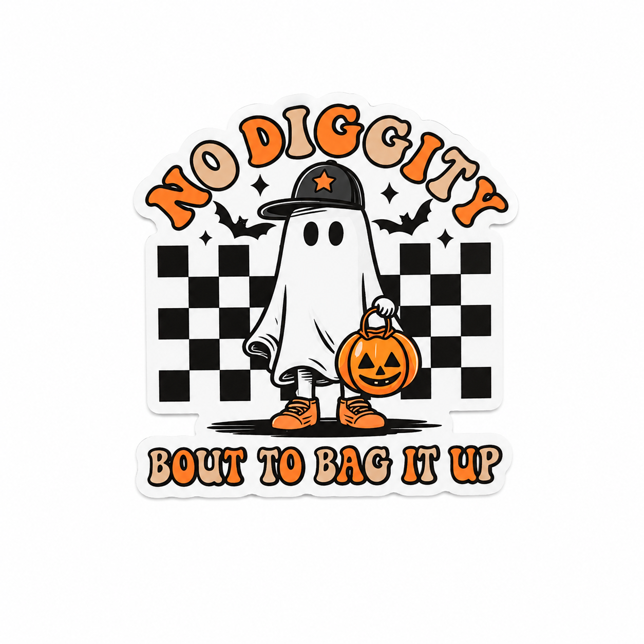 No Diggity Bout To Bag It Up | Plastic Add-On - BadgeSmith