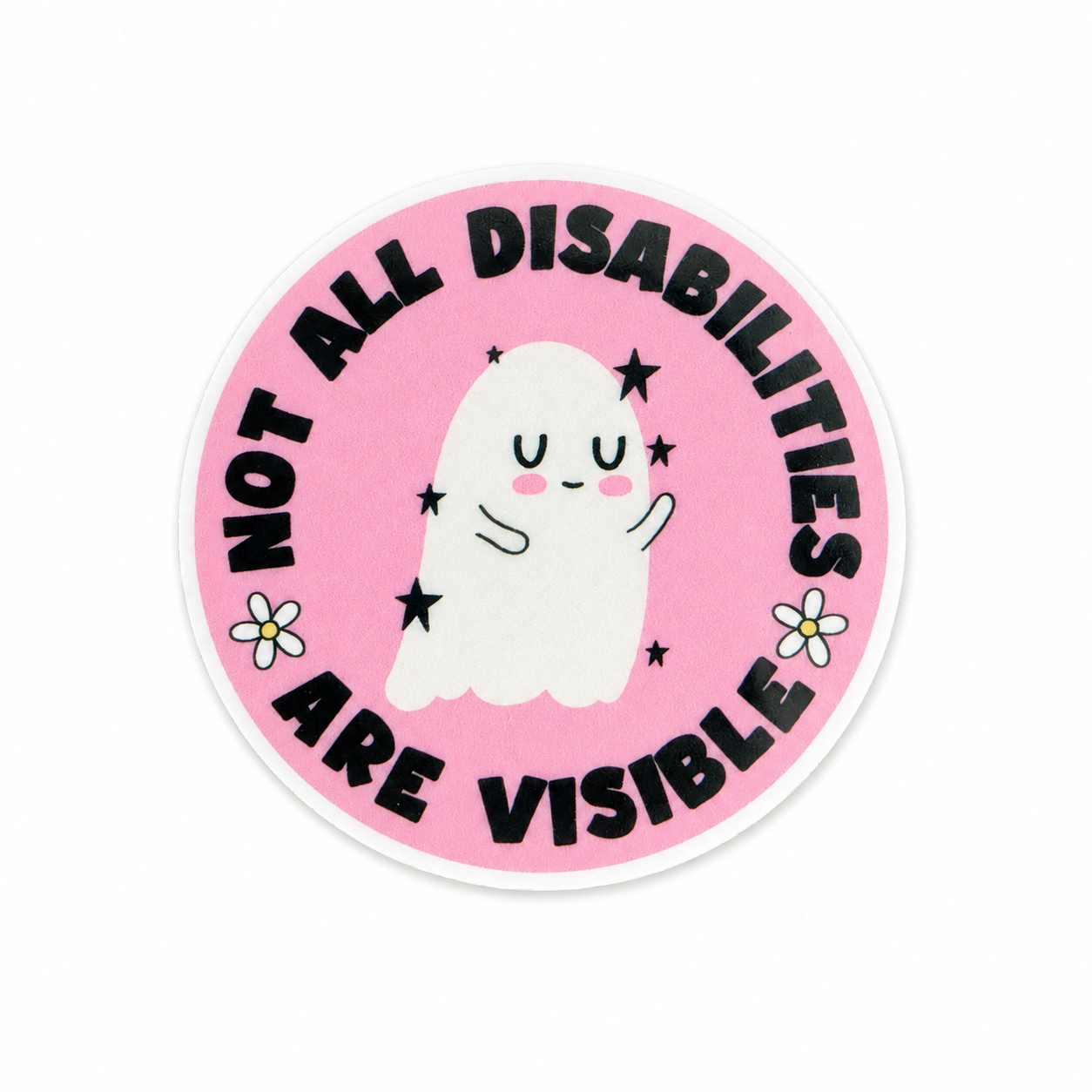 Not All Disabilities Are Visible | Plastic Add-On - BadgeSmith