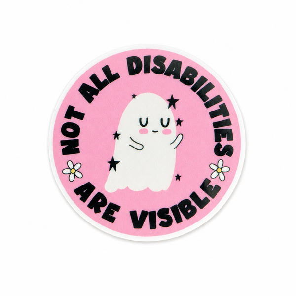 Not All Disabilities Are Visible | Plastic Add-On - BadgeSmith
