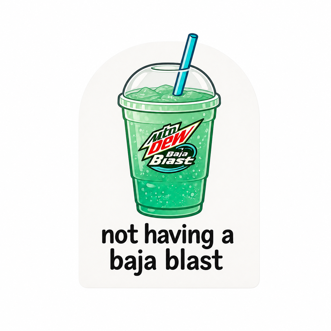 Not Having a Blast | Plastic Add-On - BadgeSmith