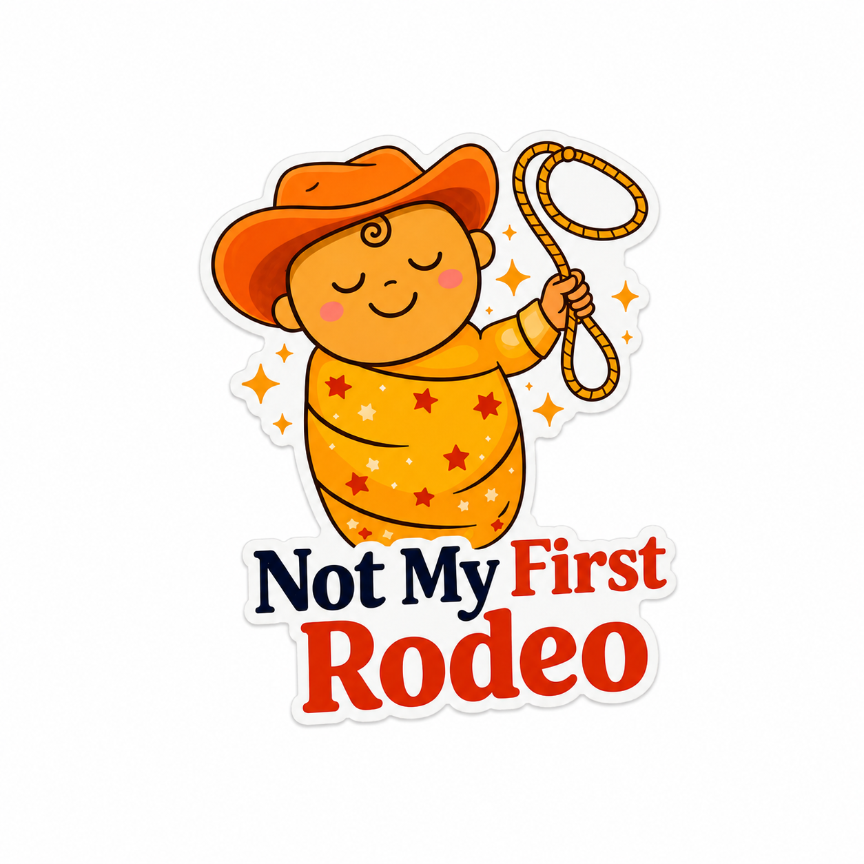 Not My First Rodeo | Plastic Add-On - BadgeSmith