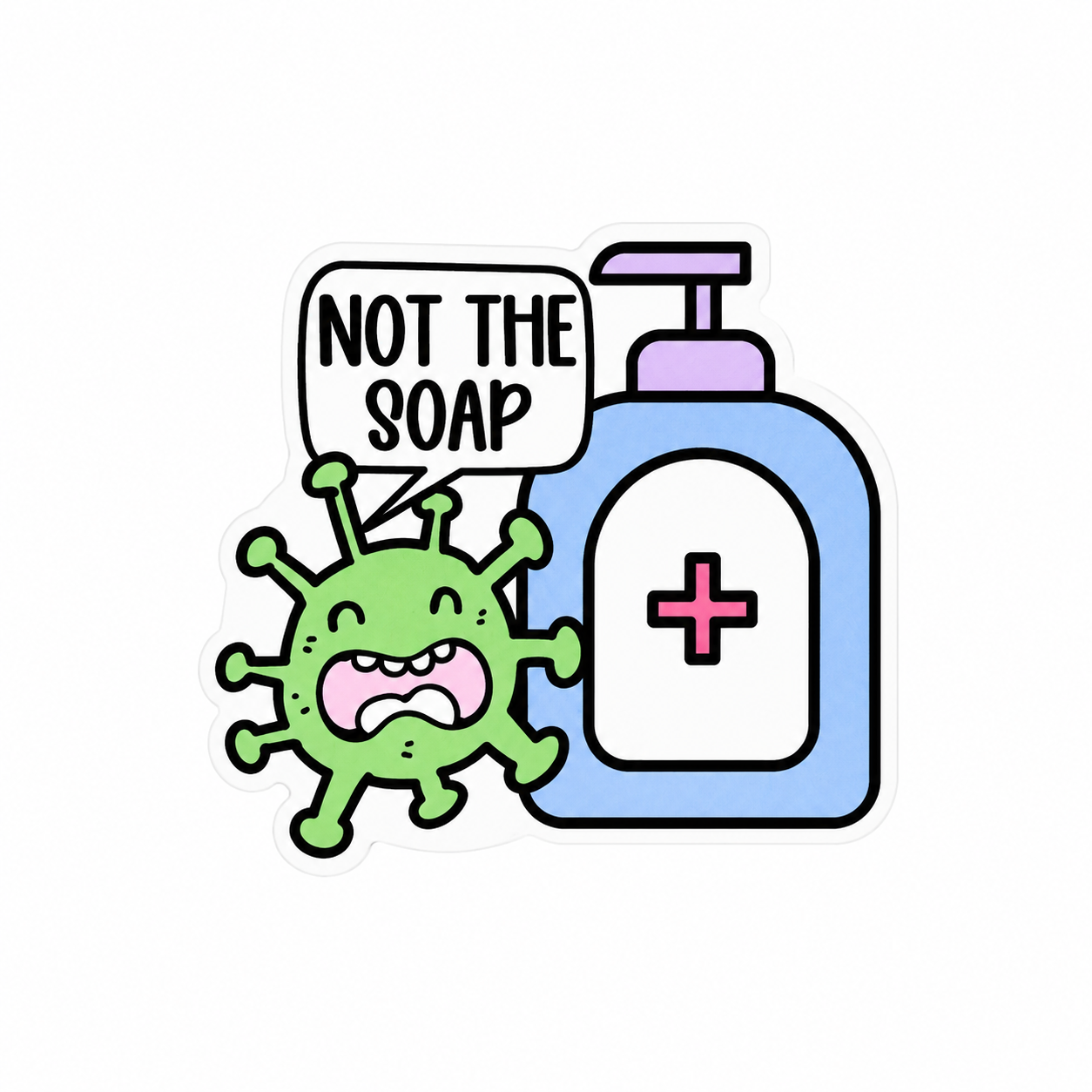 Not The Soap | Plastic Add-On - BadgeSmith