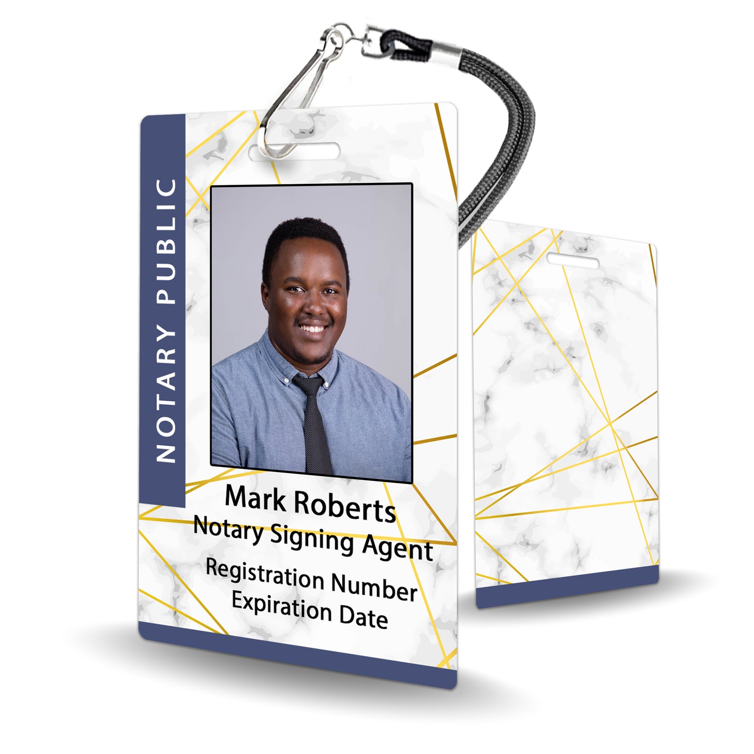 Notary Badge - Professional ID - BadgeSmith