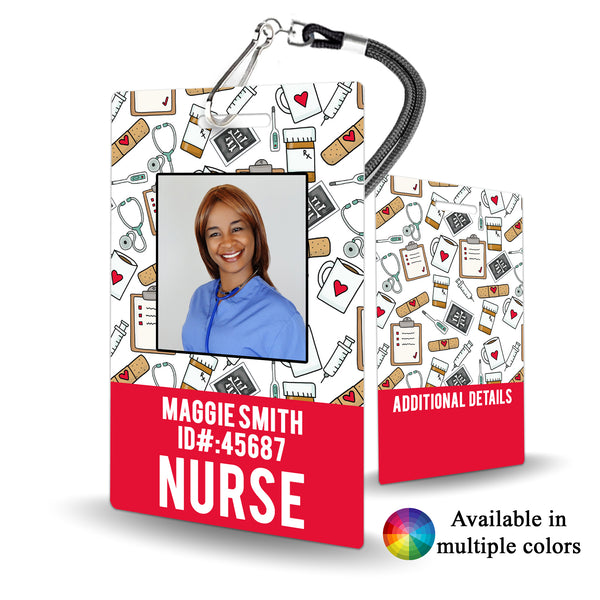 Nurse ID Badge - Medical Staff - BadgeSmith