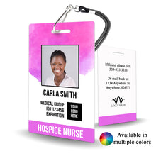 Load image into Gallery viewer, Nurse ID Badge for Hospital - BadgeSmith
