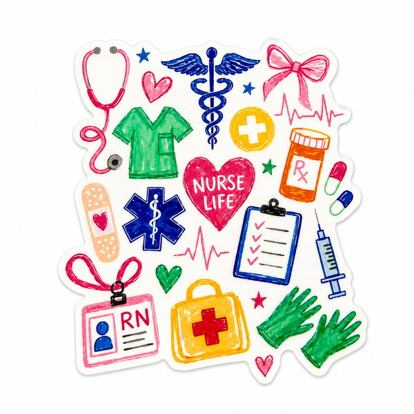 Nurse Life | Plastic Add-On - BadgeSmith