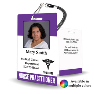 Nurse Practitioner ID Badge - BadgeSmith