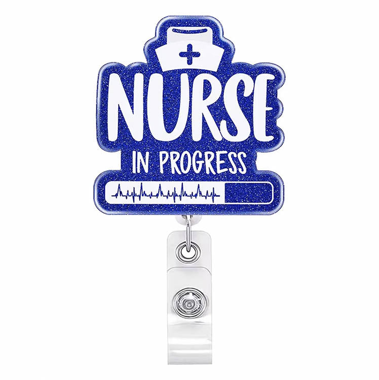 Nurse in Progress Badge Reel - BadgeSmith
